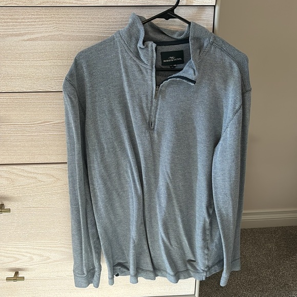 Blue Rodd & Gunn quarter zip - Picture 2 of 2